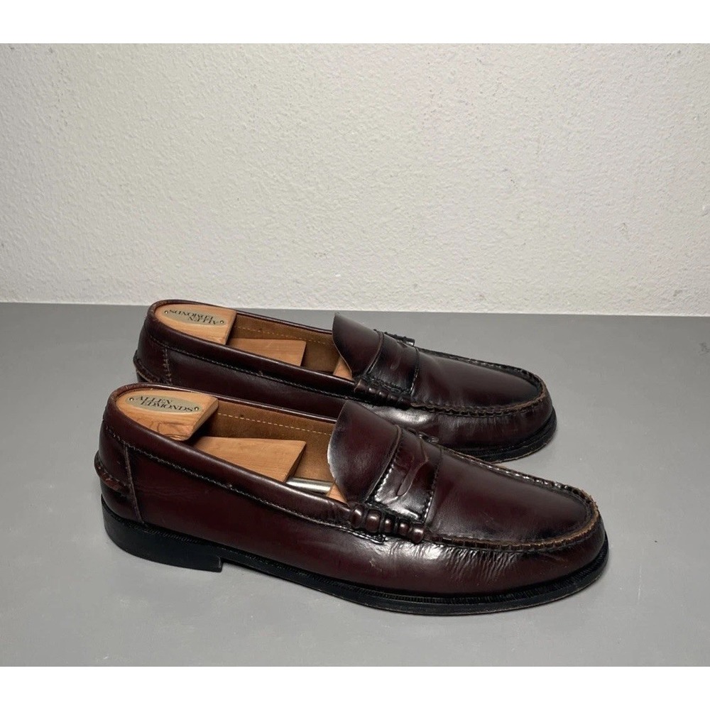 Florsheim Berkley Moc Toe Loafer Men's Dress Classic Shoes Size 10 D Burgundy